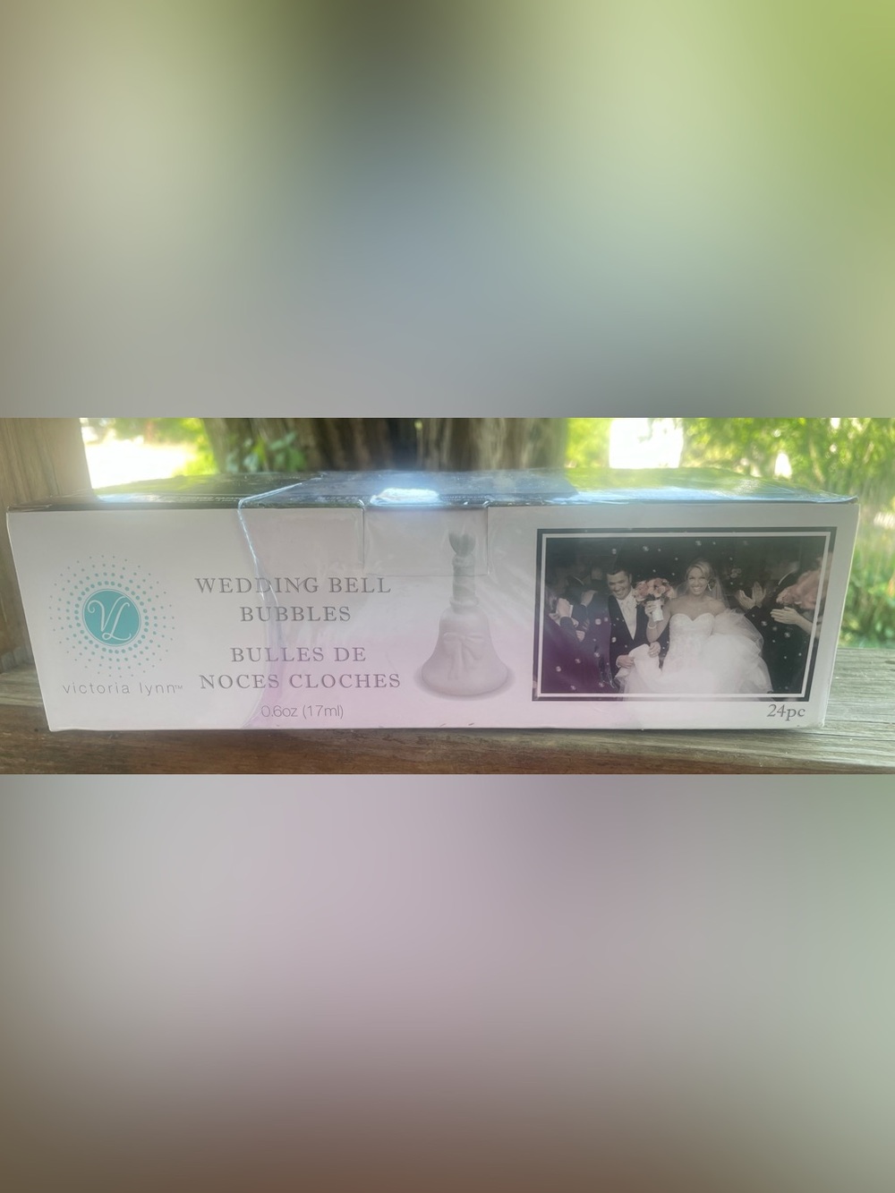 Victoria Lynn Wedding Bell Bubbles - White and Teal Accent